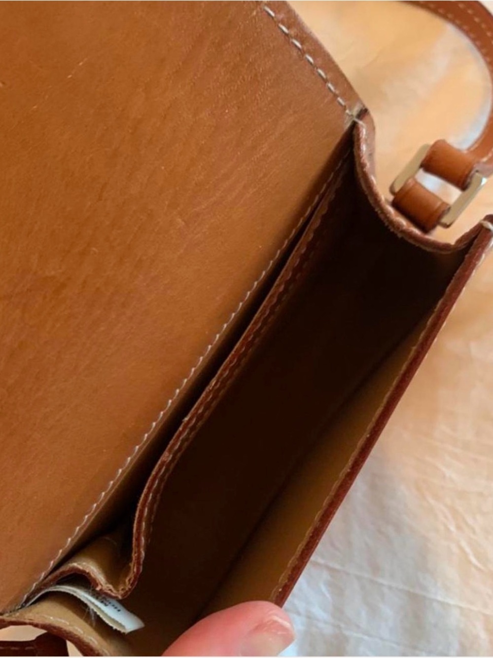Vintage Courreges Mini Leather Crossbody Bag - Picture 4 of 4